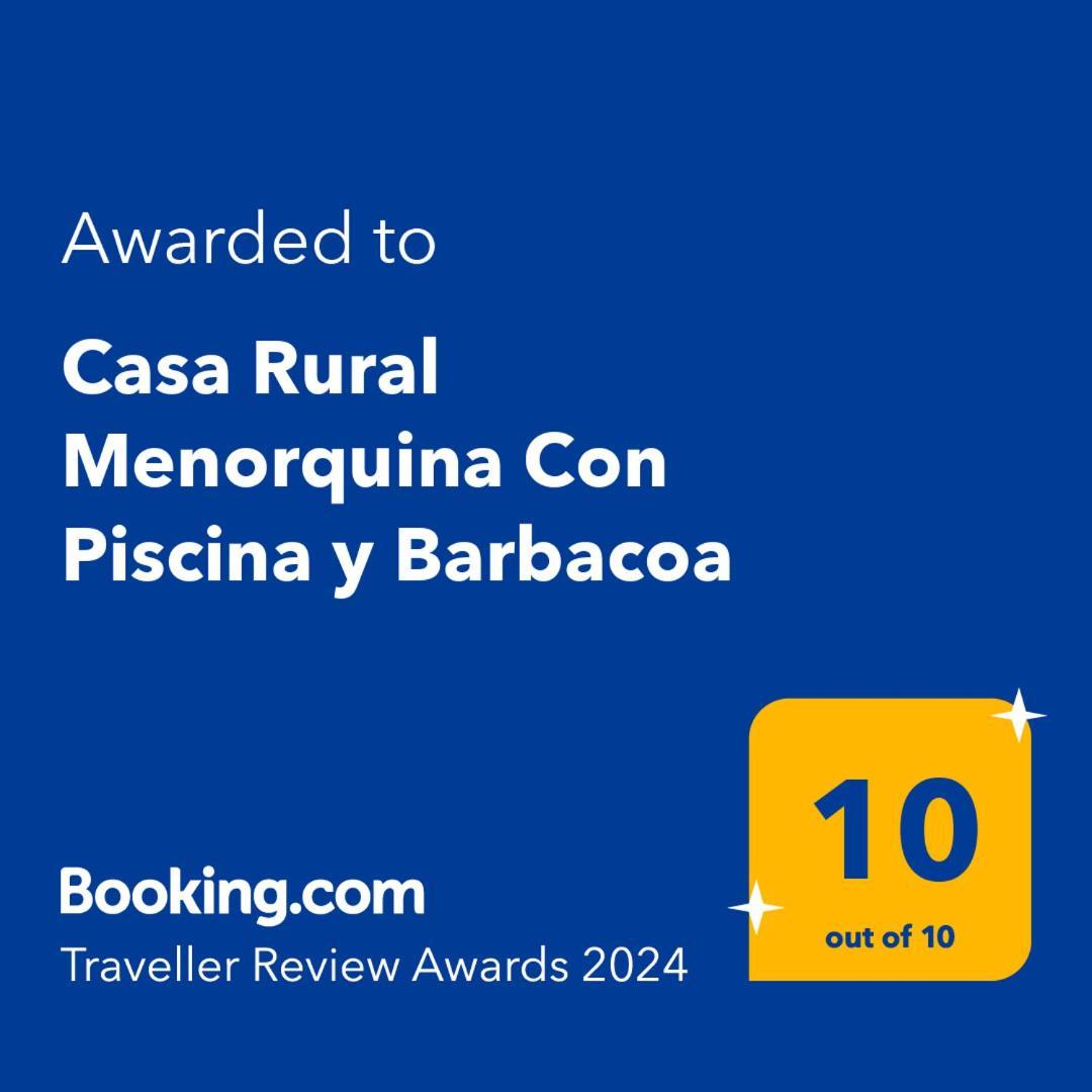 Casa Rural Menorquina Con Piscina Y Barbacoa Sant Climent Экстерьер фото