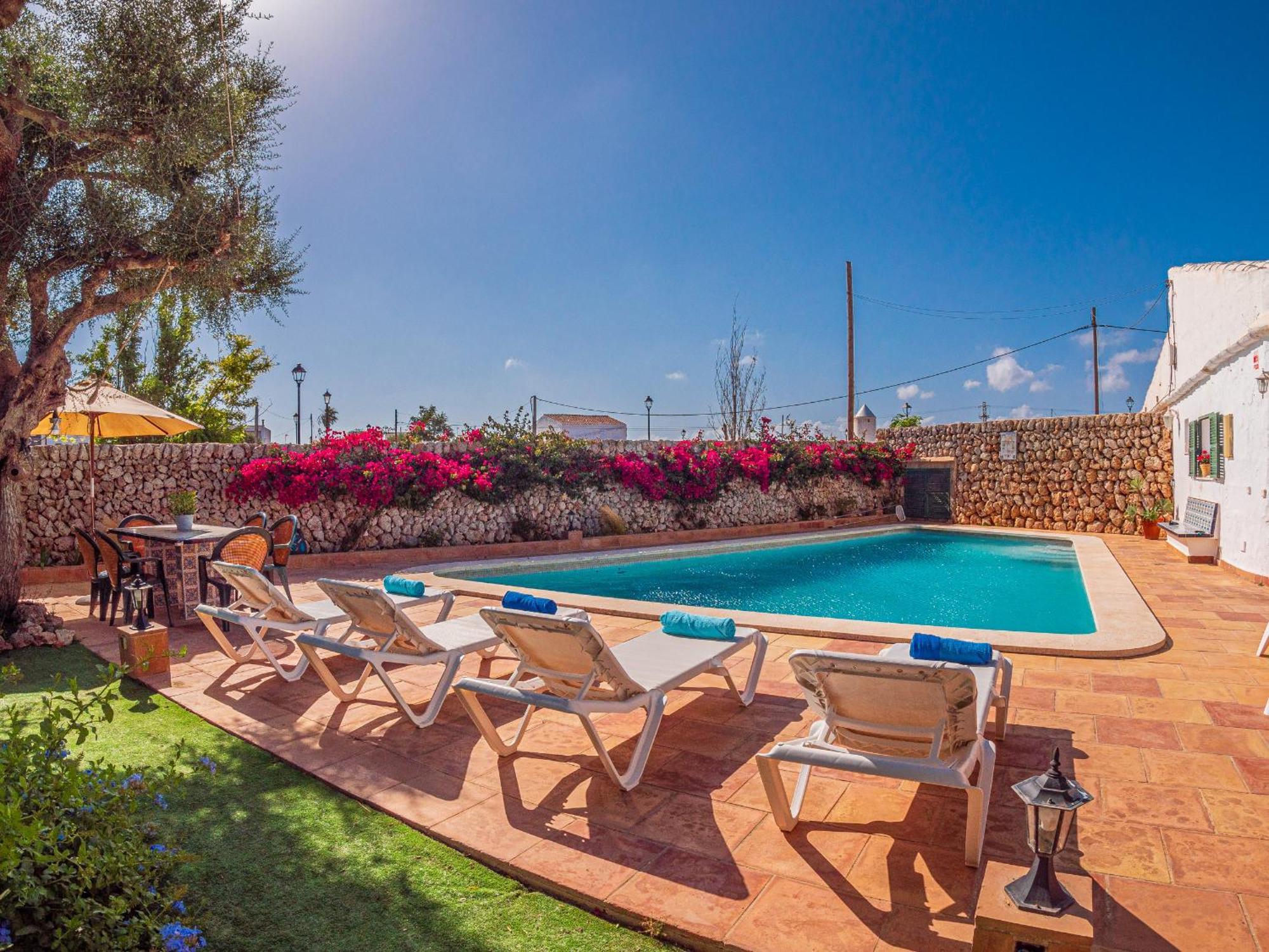 Casa Rural Menorquina Con Piscina Y Barbacoa Sant Climent Экстерьер фото